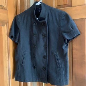 Gap short sleeve dark gray blazer.